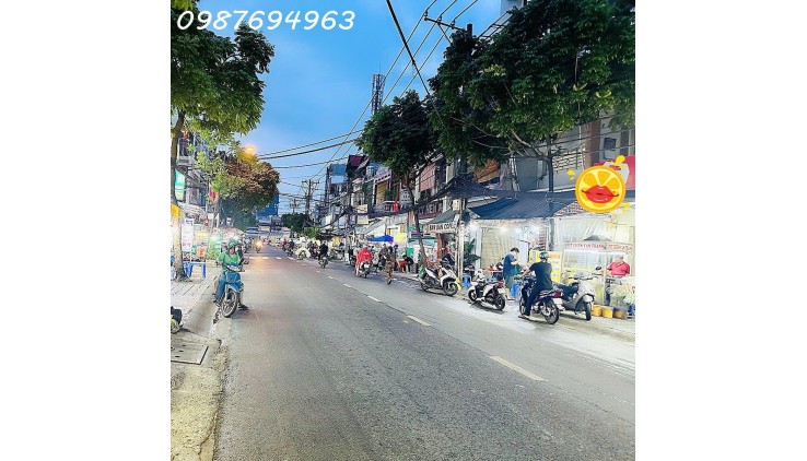 Q8 MẶT TIỀN P3 4 TẦNG, NGAY CON ĐƯỜNG SẦM UẤT GẦN CHỢ THUẬN TIỆN KD CHỈ 9T
